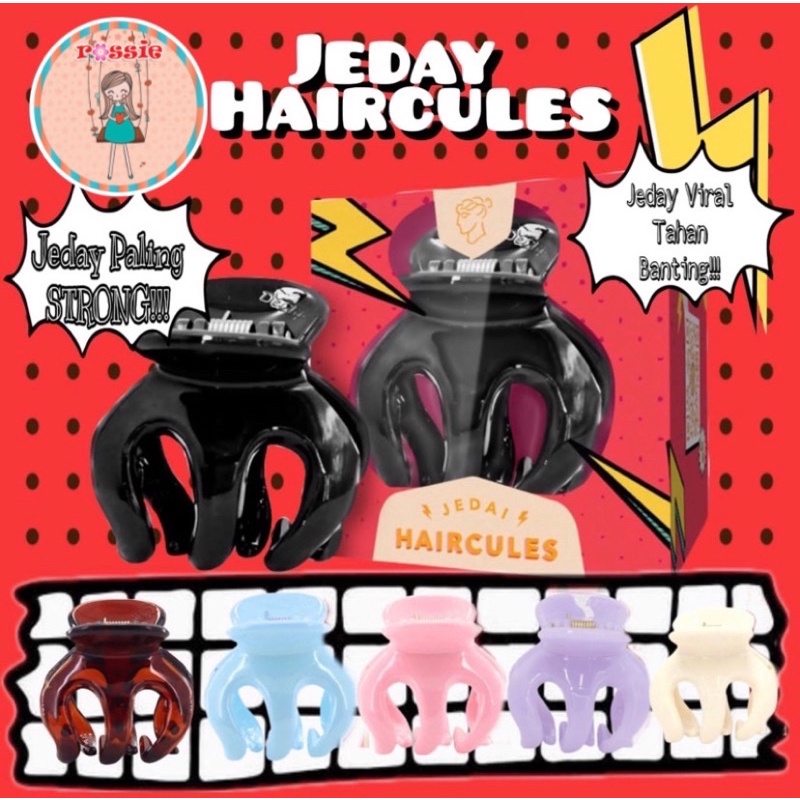 Jeday Hercules 5cm/Jepitan Badai Hercules/Jepitan Rambut Jeday Hercules 5cm/Aksesoris Rambut/Jeday H