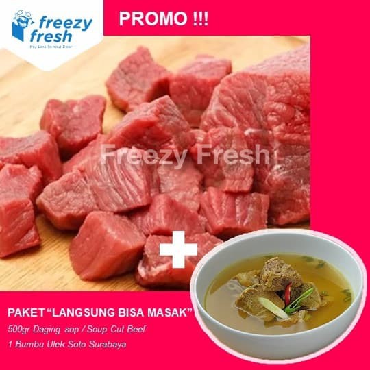 

Daging sop dan Bumbu Soto Daging Surabaya