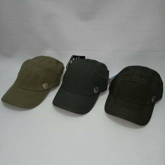 Topi 5 Panel Kuhl Quickdry Trailrunning Trail Running Olahraga Lari Mancing Golf Ultralight