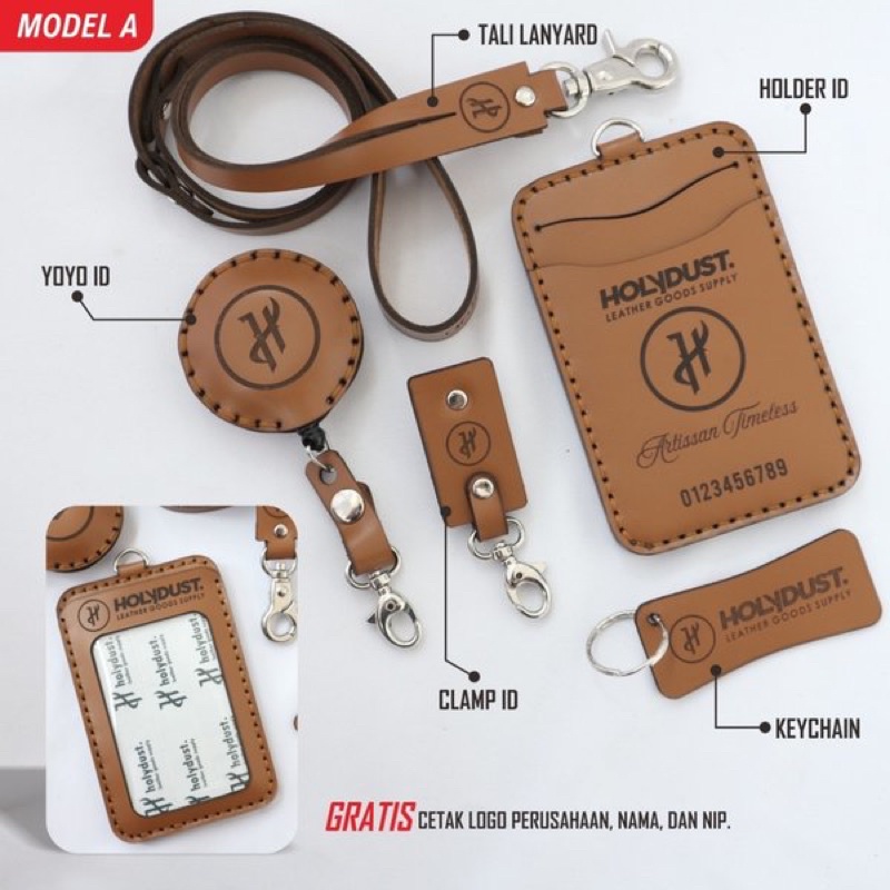 

Tali ID Card Holder Kulit Custom Logo