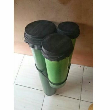 bem kendang paralon isi 3 hijau ketipung paralon tabla hadroh mainan tradisional mainan anak rebana