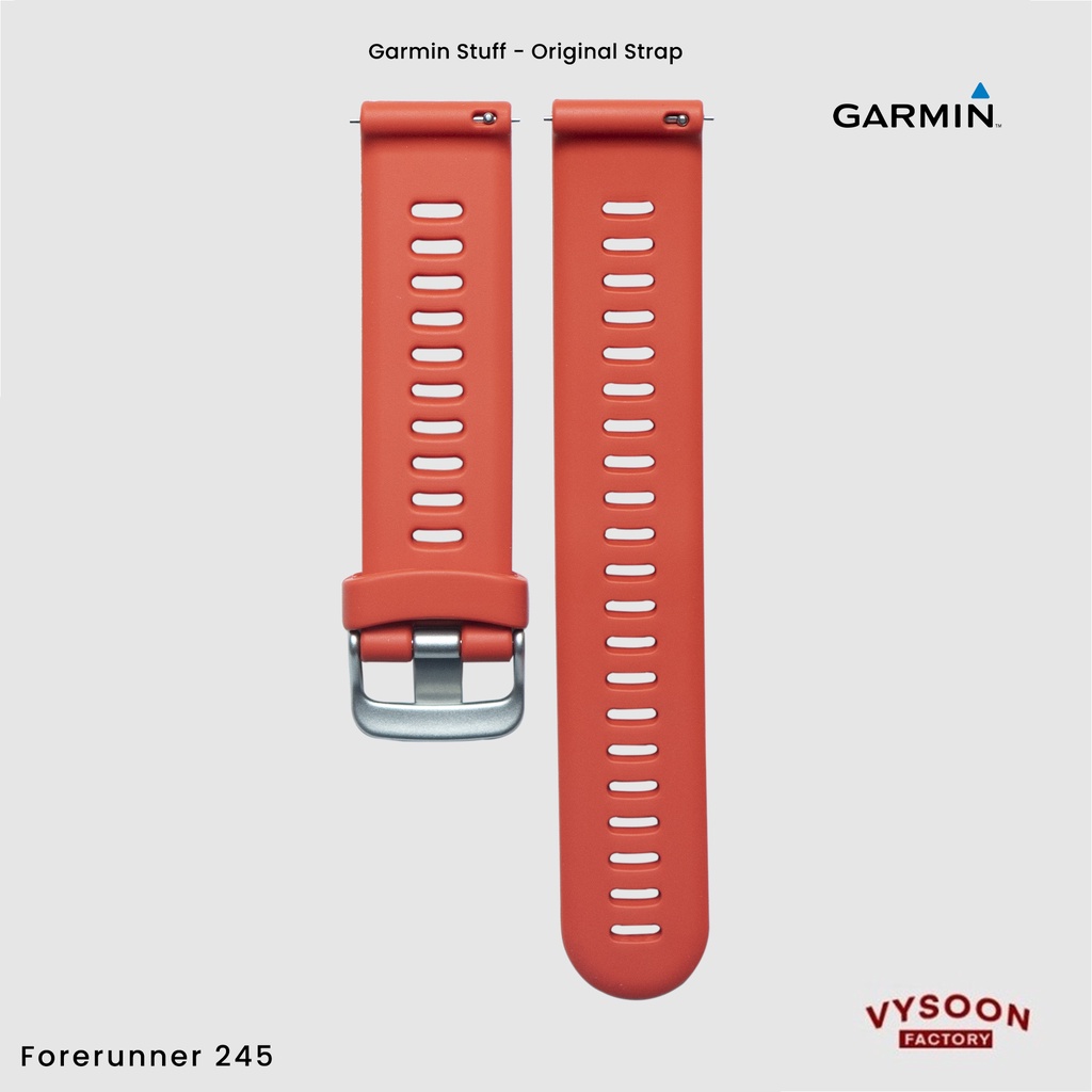 Strap Rubber Tali Jam Smartwatch Garmin Forerunner 245 QR - Red