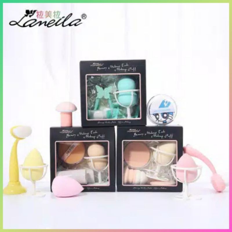 Make Up Tools Set Sponge Peralatan Kosmetik Spon Rias Wajah Original Impor