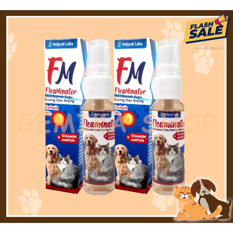 FLEA MINATOR 20ML [ OBAT KUTU HEWAN ANJING KUCING ]