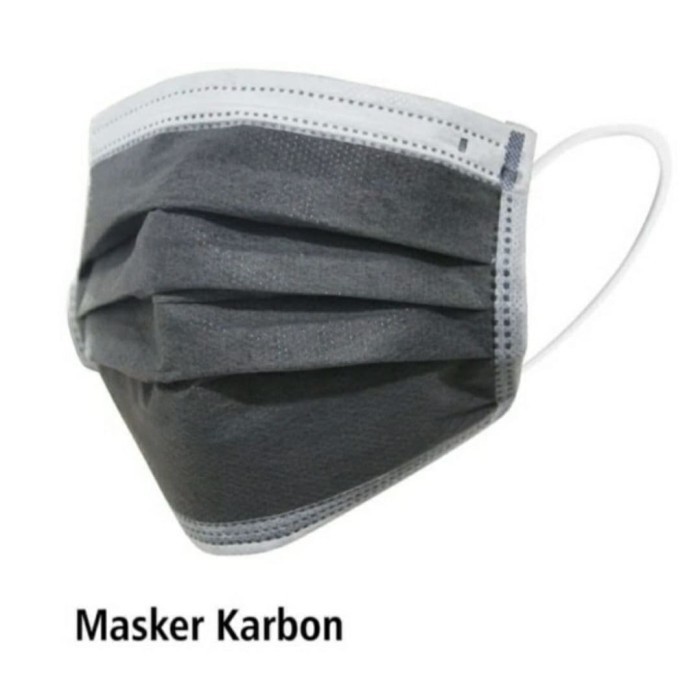 Onemed - Masker Karbon Aktif 4 Ply | Masker Carbon | Masker Medis