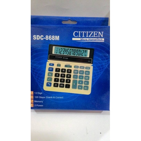 

Kalkulator / Calculator Citizen Sdc-868M