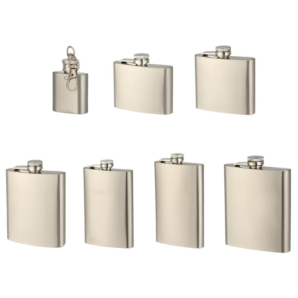 Top Hip Flask Botol Minum Portable Tempat Whiskey Wine Alkohol