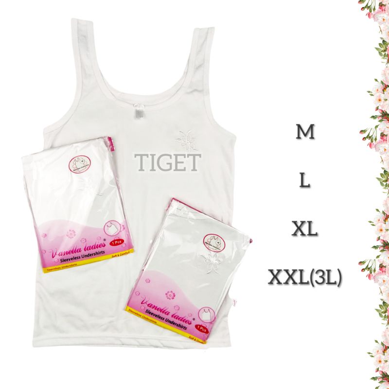 Kaos Dalam Singlet Tengtop Tanktop Wanita Cewek Vanella Remaja Dewasa Size M L XL XXL 3L 2XL Berkualitas