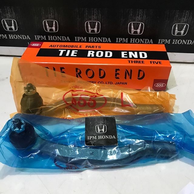 53540 / 53560 SM4 / SV4 555 Japan Tie Rod End SET Kanan dan Kiri Honda Accord Maestro Cielo S84 S86 Vti Vtil 1990 1991 1992 1993 1994 1995 1996 1997 1998 1999 2000 2001 2002 SE-6181 / SE-6211