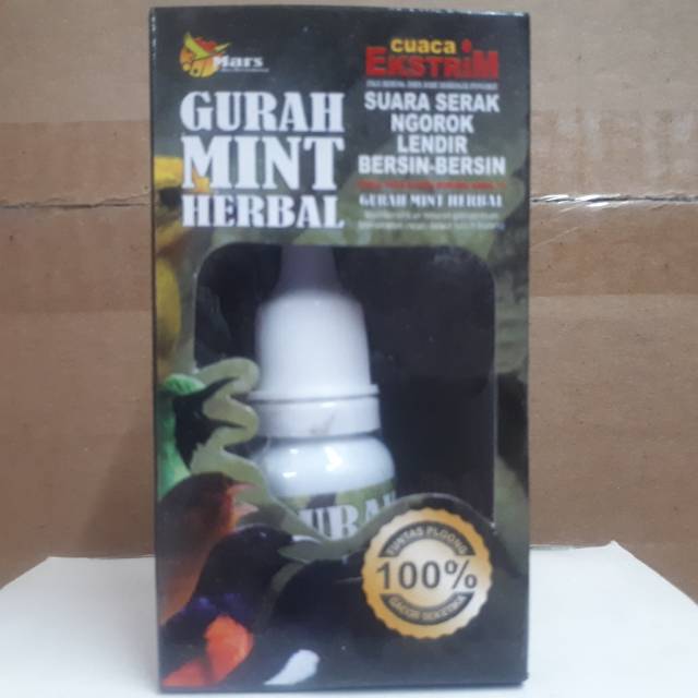 

GURAH MINT HERBAL OBAT SEMUA JENIS BURUNG MENGATASI SUARA NGOROK DAN SERAK ISI 10ML