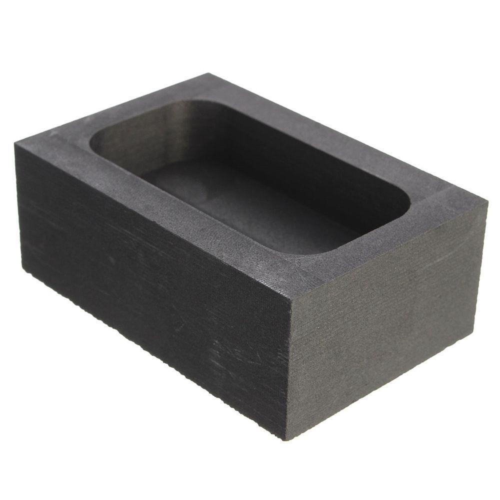 [Elegan] Graphite Crucible 5OZ Scrap Leleh Untuk Emas Perak 55*37*20mm Bangunan Logam