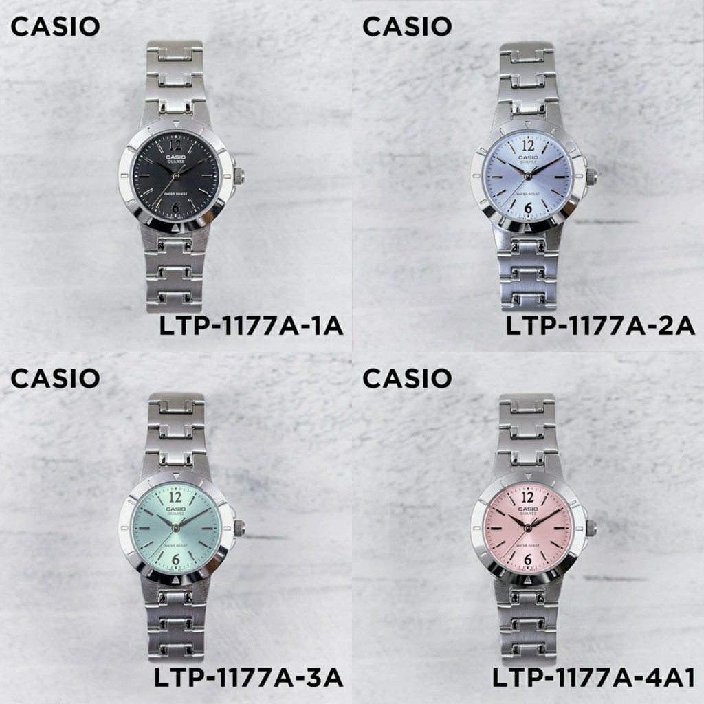 Jual JAM TANGAN WANITA CASIO STANDART LTP-1177A-1A ORIGINAL GARANSI RESMI |  Shopee Indonesia