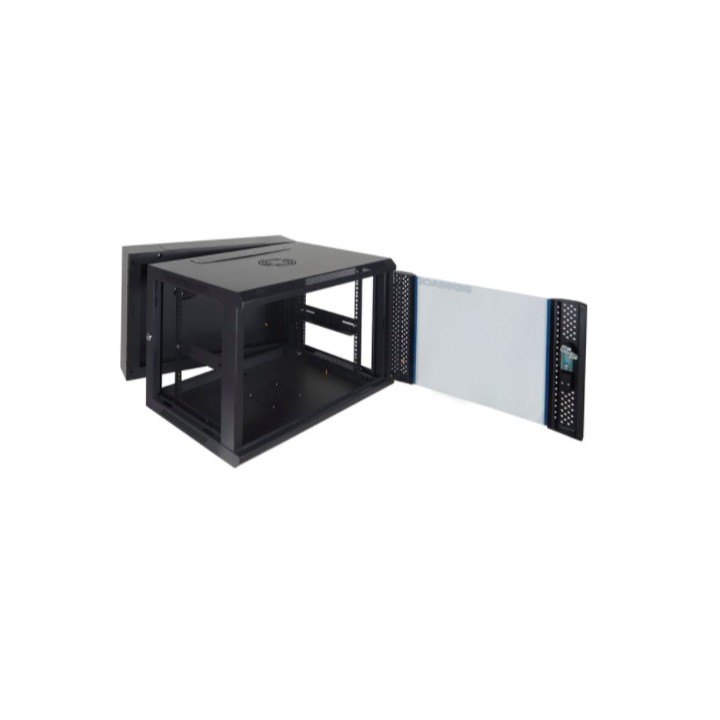 WIR5508D - 8U Wallmount Rack Depth 550mm Double Door 19&quot; - INDORACK