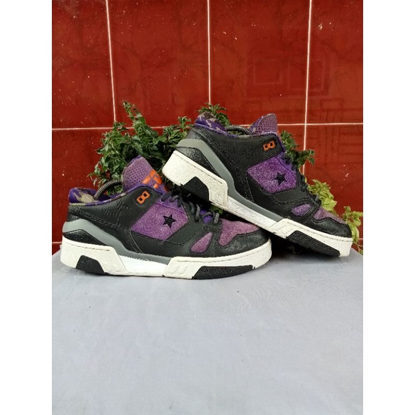 Sepatu second branded Converse erx-260 low camo and purple size 44/28cm mulus