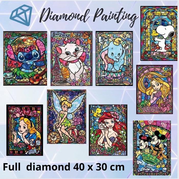 Lukisan | Diamond Painting Lukisan Kristik Berlian Full Diamond Sticth
