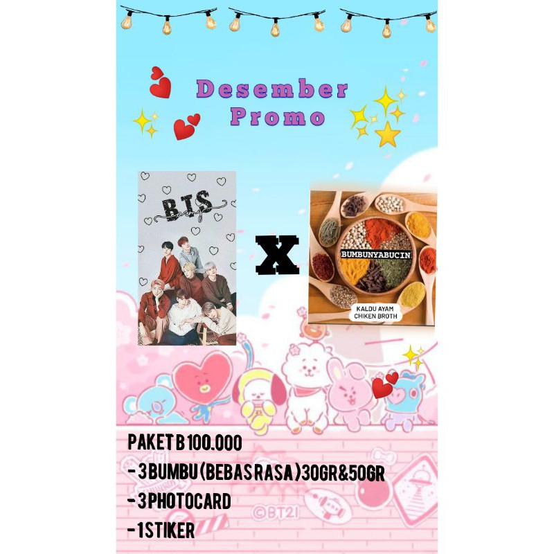 

BTS X BUMBUNYABUCIN paket B