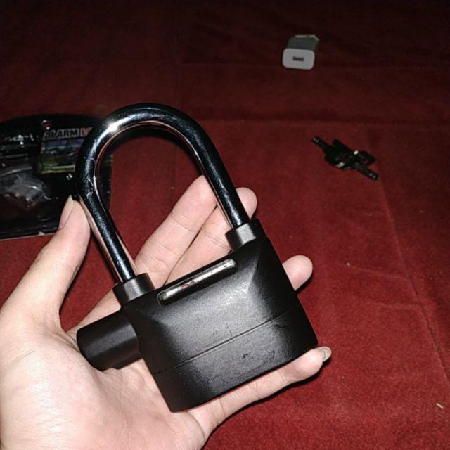 Gembok Alarm Kinbar / Gembok Anti Maling Alarm Lock