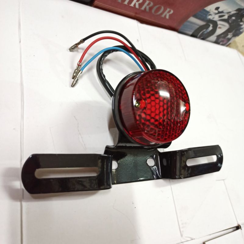 Lampu stop rem custom besi bulat japstyle cb japs klasik modern