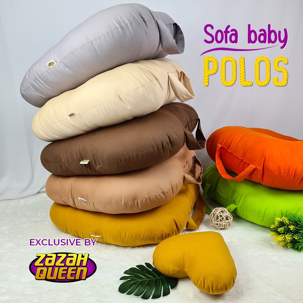 [MOTIF POLOS] Sofa Bayi Newborn / Tempat Tidur Bayi