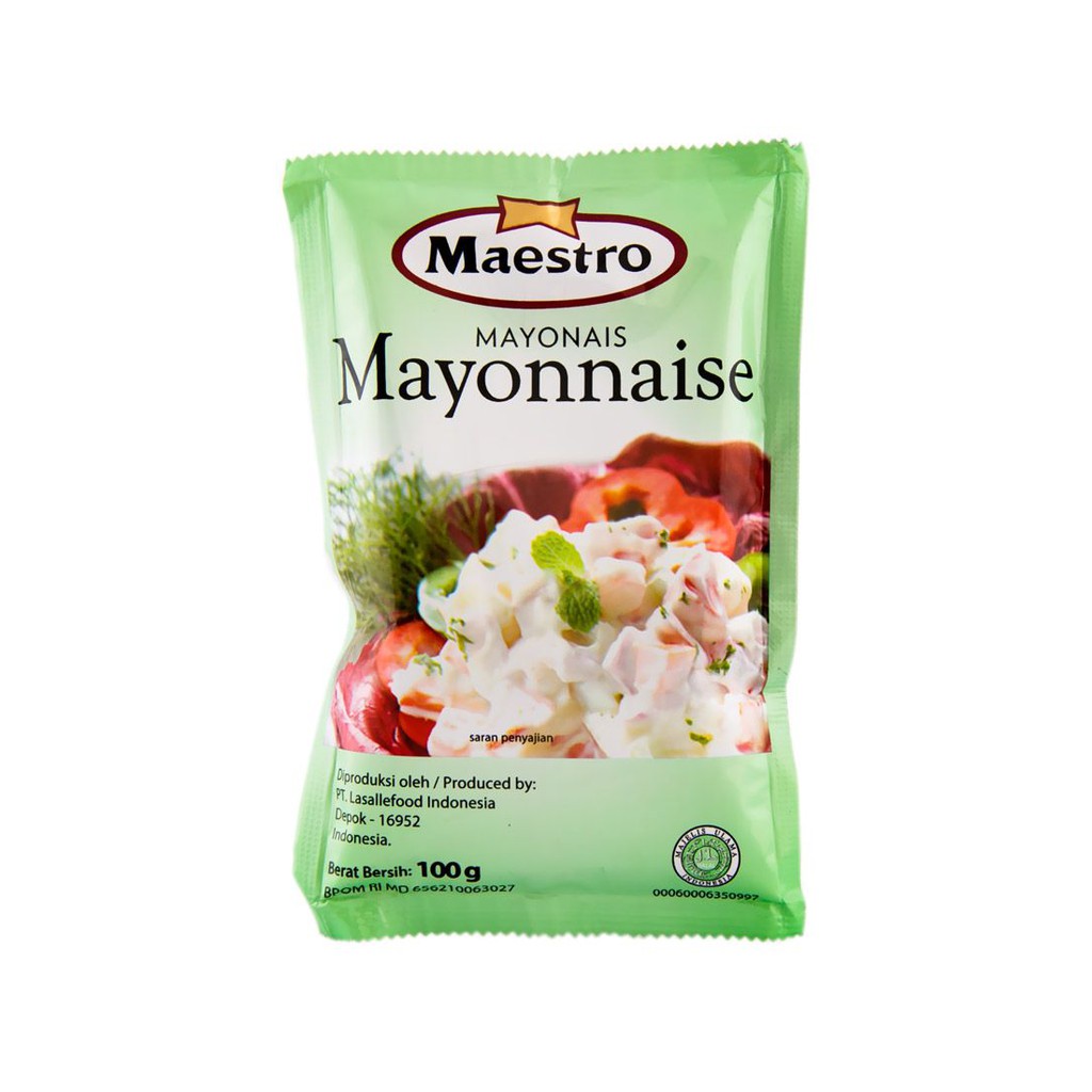 

Maestro Mayonnaise Sachet 100 gr