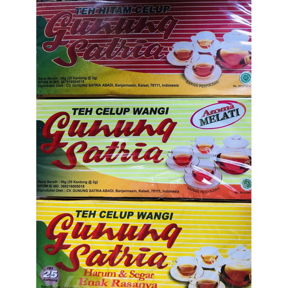 

teh celup gunung satria isi 25 FREE ONGKIR