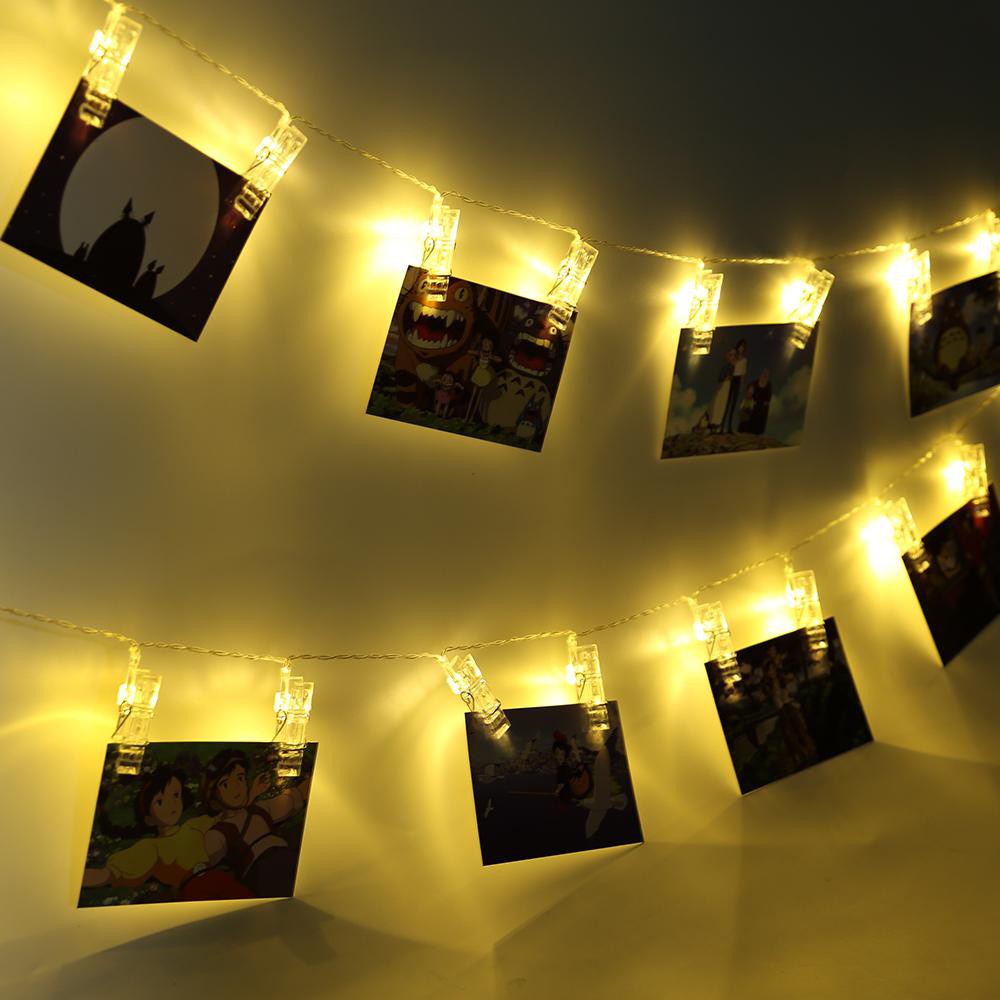 Jepit Tumblr Transparan Klip Foto Mini Lampu Tumbler Akrilik Clip Photo S1147