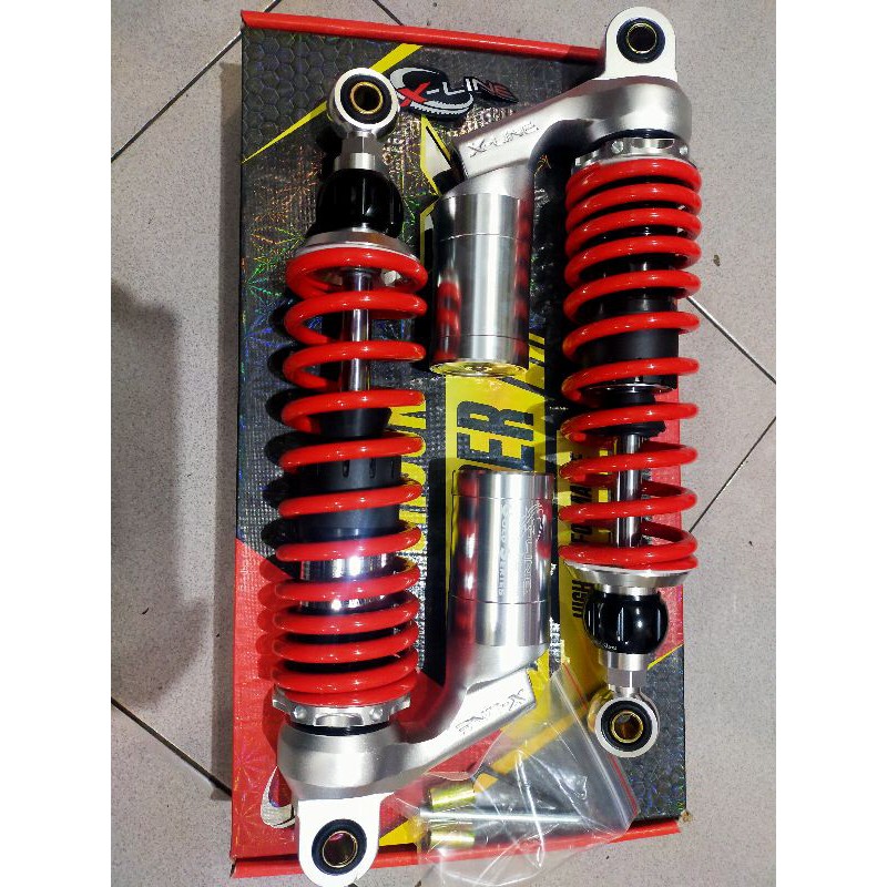 SHOCKBREAKER BELAKANG TABUNG ATAS CLICK XLINE G SERIES 320MM 340MM TYPE 509 KLIK FUNGSI TIGER GL HEREX SUPRA JUPITER