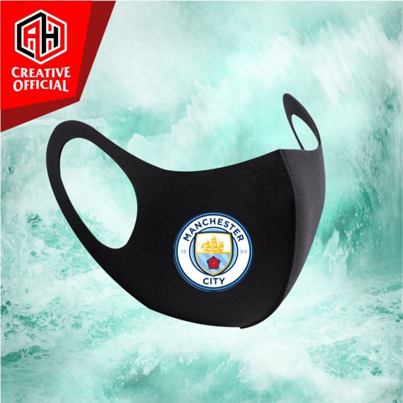 MASKER SCUBA MOTIF BOLA CLUB MANCHESTER CITY