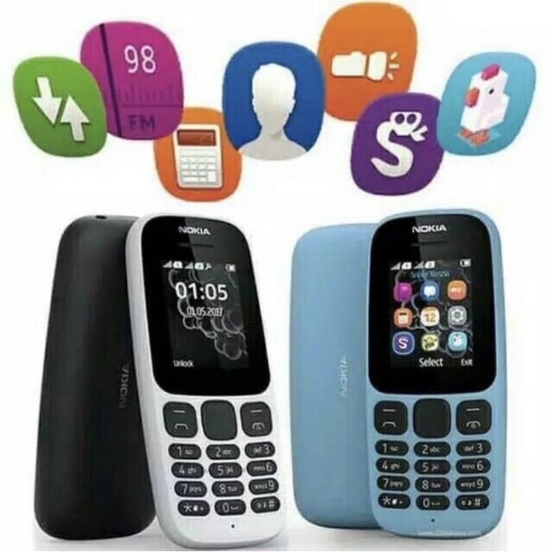 Handphone Nokia 105 2017 NEW GARANSI Hp Nokia 105 Jadul