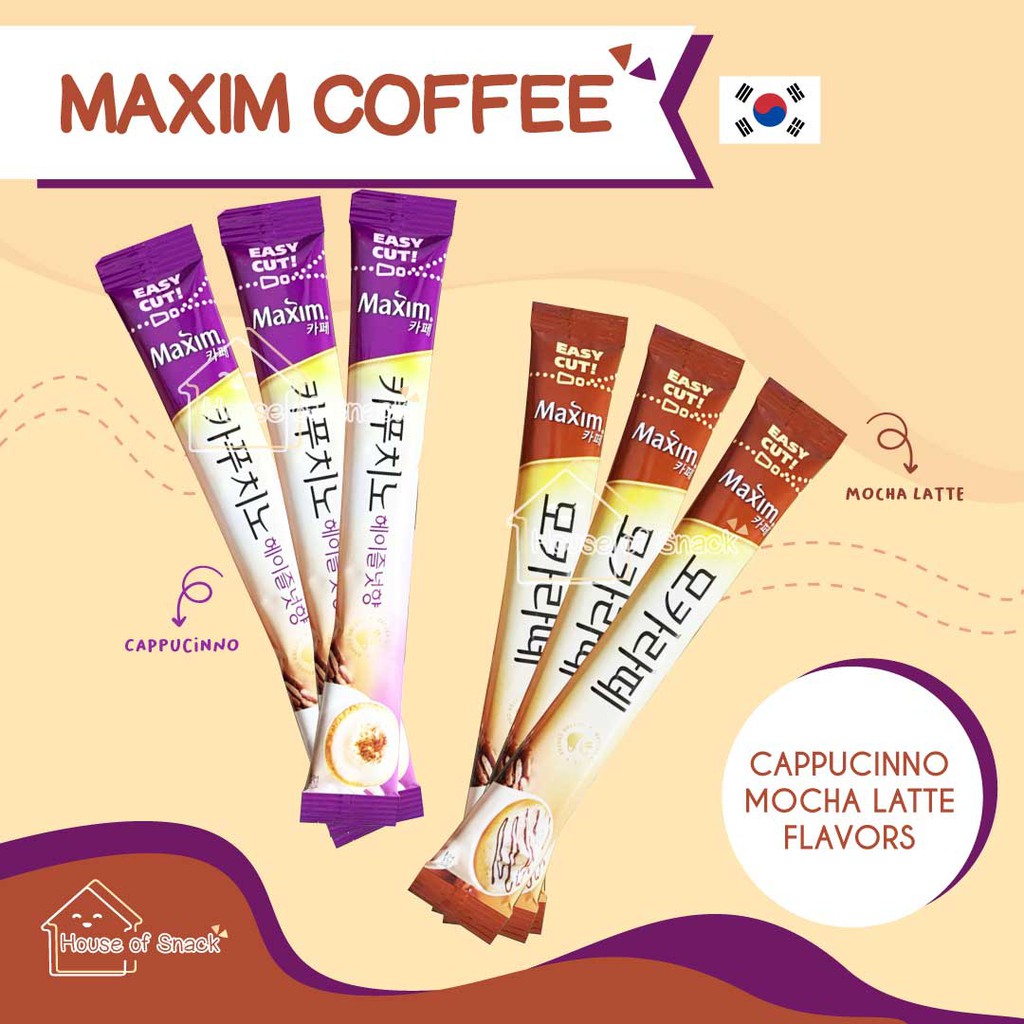 

Maxim Cappuccino and Mocha Latte BPOM RI ML
