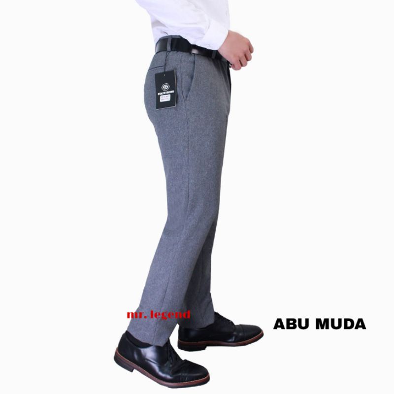 Mr. Legend Celana Formal Pria PREMIUM SLIMFIT WOLL / Celana Kantor SLIMFIT WOLL