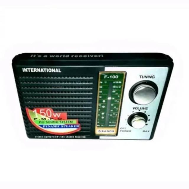 RADIO JADUL FORTABLE  INTERNASIONAL F-100