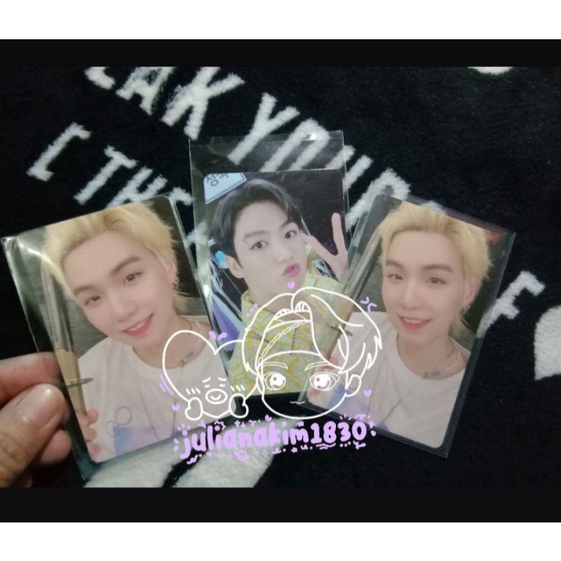 Photocard Suga Jhope DVD BluRay Sowoozoo BTS (cek Deskripsi)