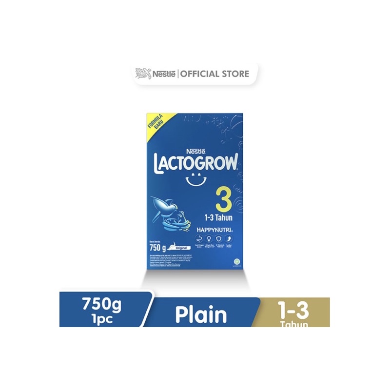 

lactogrow 3 PLAIN/VANILA/MADU 735g