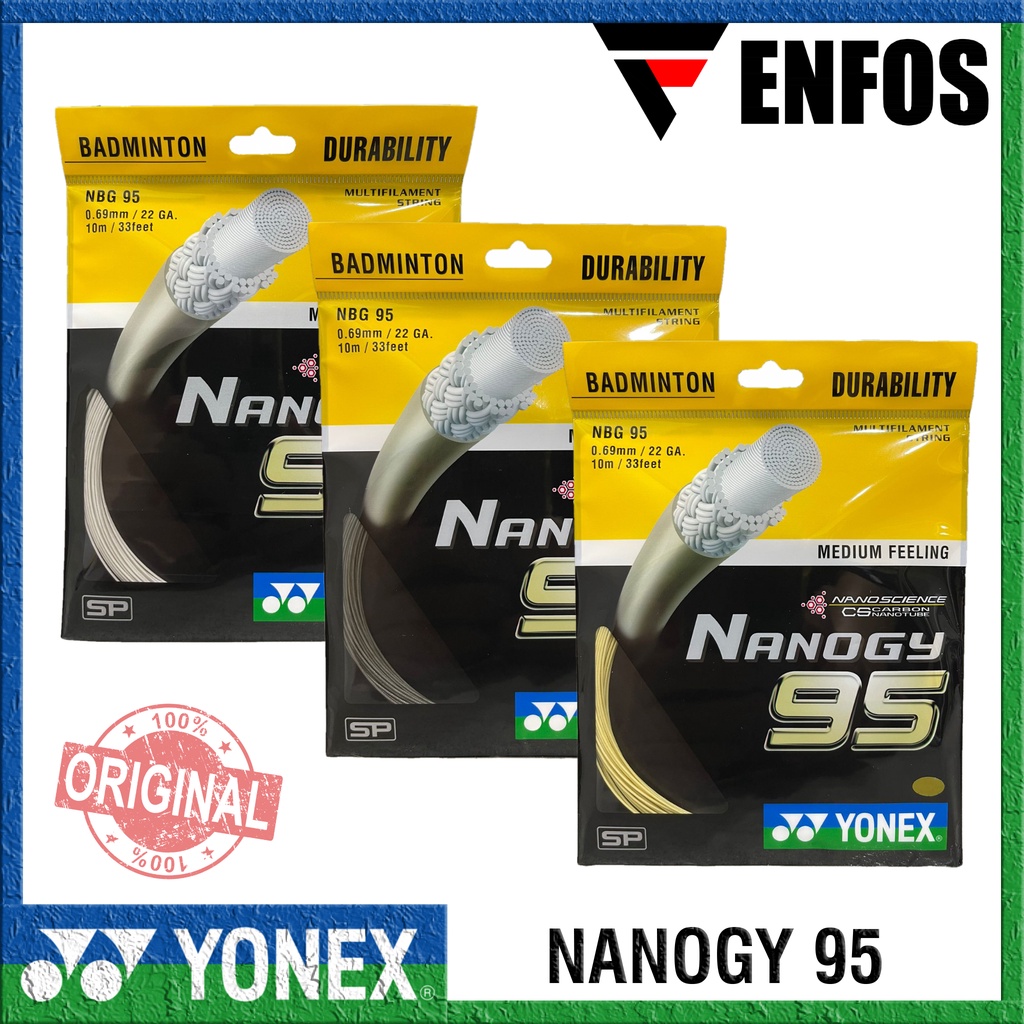 SENAR YONEX NANOGY 95 / BG95 NANO RAKET BADMINTON RESMI YONEX