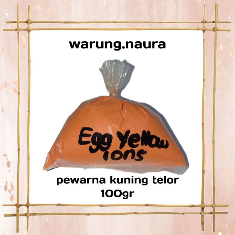 

Egg yellow pewarna makanan minuman food grade 100gr