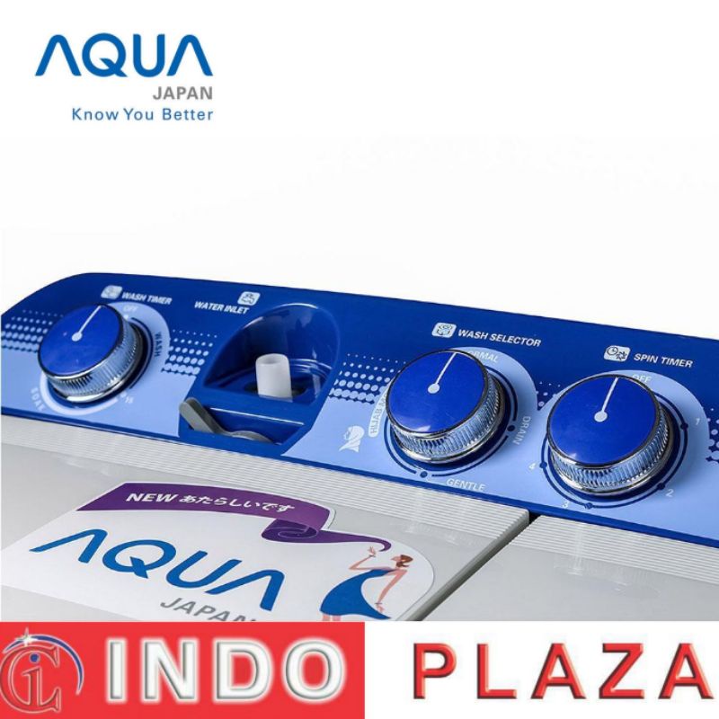 Mesin cuci AQUA 2 tabung 7kg / 7 kg QW-781 xt / 780 xt / 761 xt / 750 xt