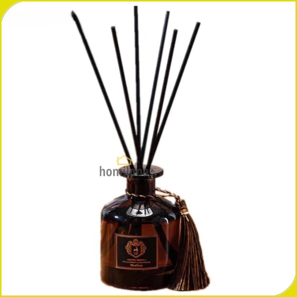 Pengharum Ruangan Reed Diffuser Stik Lidi Rotan Pewangi Parfum Rattan Sticks - Royal Didi DF-167 50ml Aroma Lavender Lemon Sandalwood Hilton