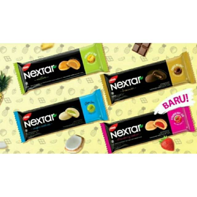 

Nextar10pcs/box, pineapple, brownies, kelapa,strawberry 42x