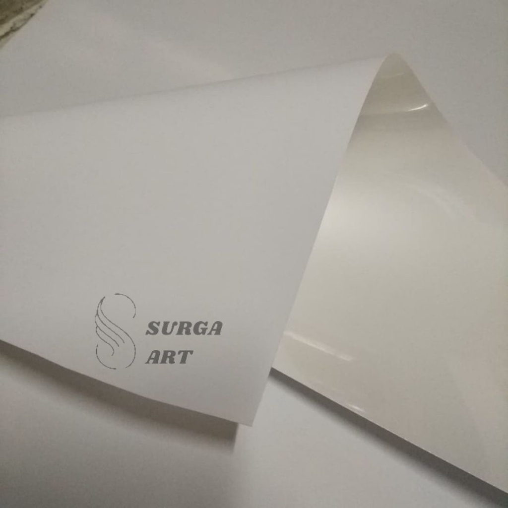 Kertas Sticker CHROMO A4 Mengkilap Waterproof Stiker Doff Mate Paper Ecer DIY Satuan Berkualitas Tah
