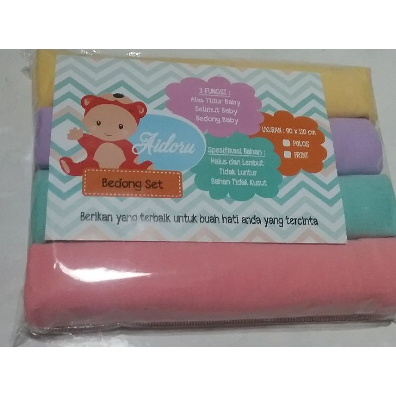 Bedong Bayi Aidoru 4Pcs/pack