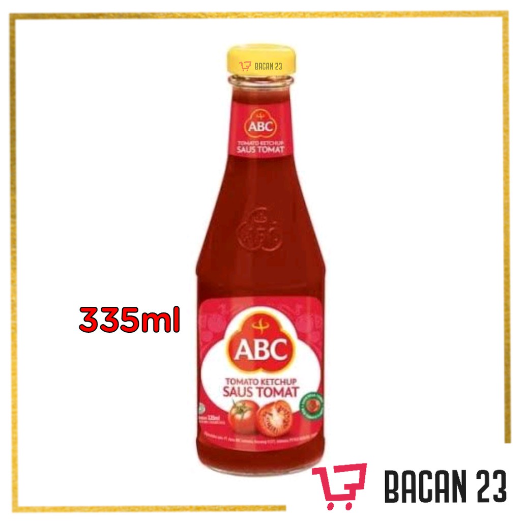 

ABC Saus Tomat (335ml) / Saos Tomat Botol / Bacan 23 - Bacan23