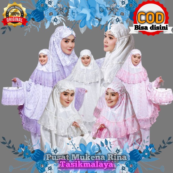 MEWAH - Mukena Dewasa Mahar Pengantin Cotton Prada Tile Cantik Jumbo