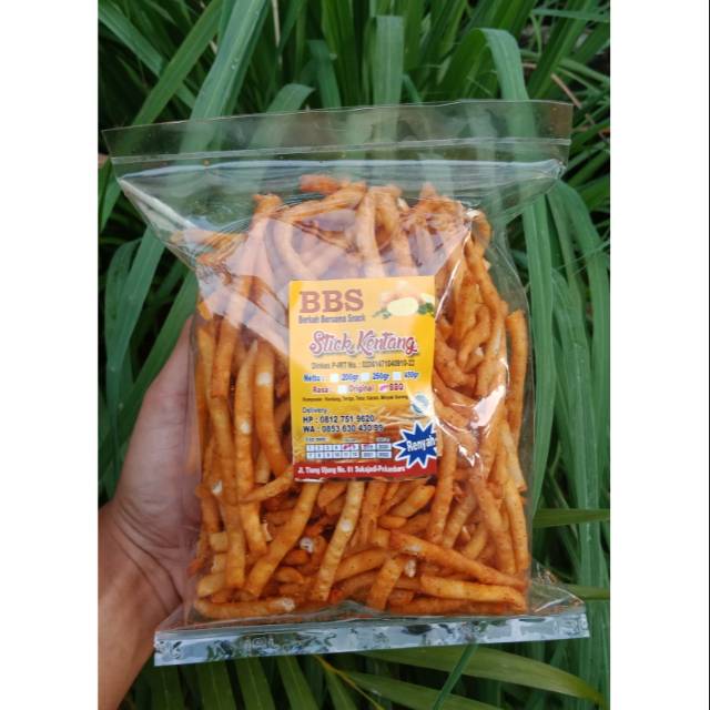 

Stick Kentang Balado BBS snack murah oleh oleh khas Riau pekanbaru