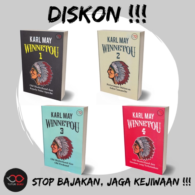 Paket Buku Winnetou - Karl May