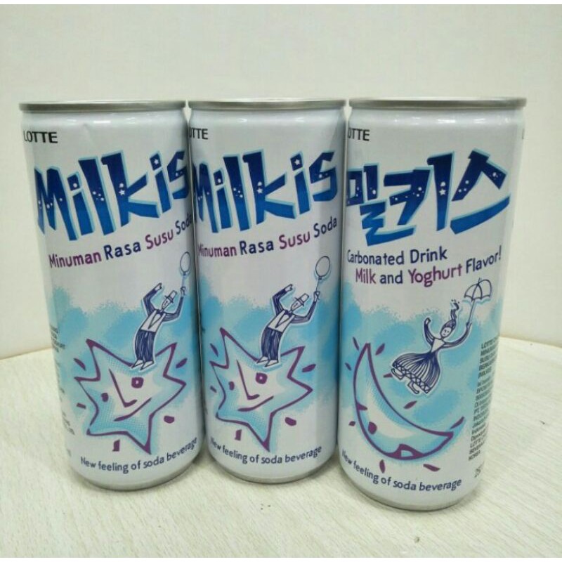 

Lotte Chilsung Milkis Milk And Yoghurt Minuman Berkarbonasi 250ml