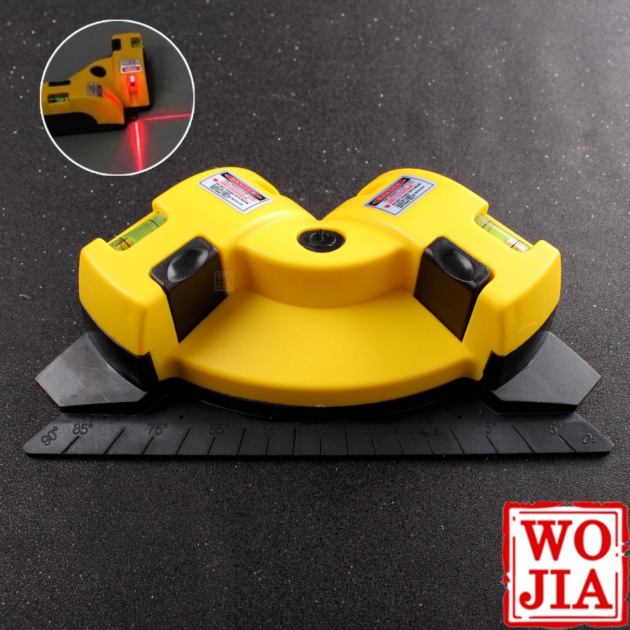 Laser Level Siku Sudut 90 Derajat Penggaris Ukur Square Line Waterpass