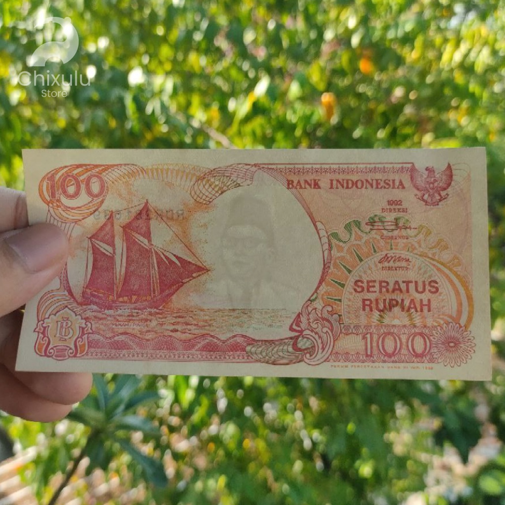 Uang Kertas Kuno Rp100 (Perahul Pinisi) Tahun 1992 | Uang Lama Indonesia
