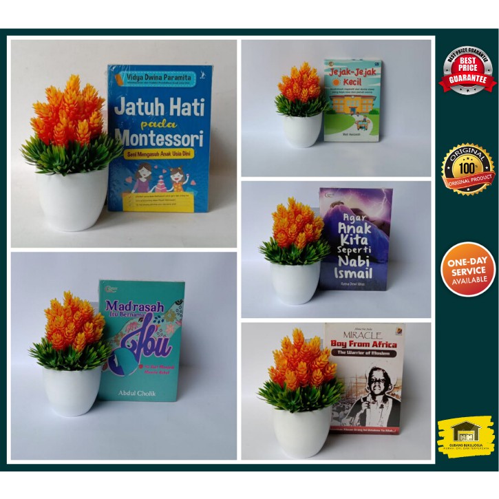 PAKET 5 BUKU ANAK dan PARENTING Jatuh Hati pada Montessori