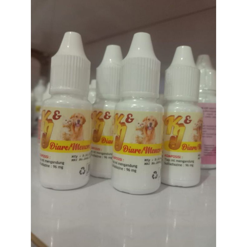 Obat Tetes Untuk Kucing dan Dog Diare/Mencret KJ 10ml Murah